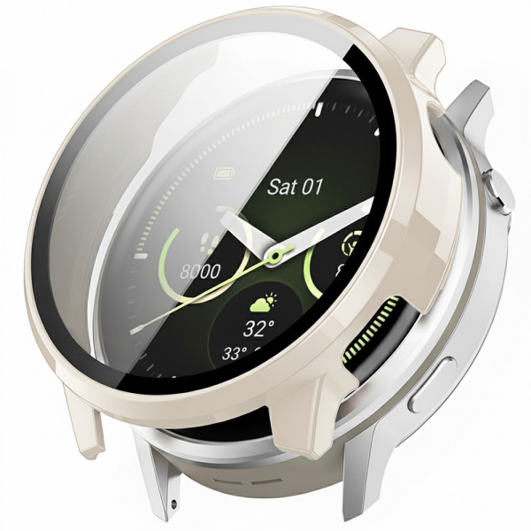 Husa Techsuit Defense360 Pro pentru Garmin Venu 4 45mm, Bej