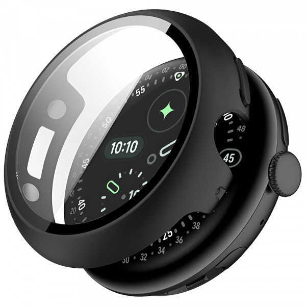 Husa Techsuit Defense360 Pro pentru Google Pixel Watch 4 45mm, Neagra