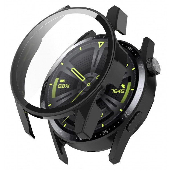 Husa Techsuit Defense360 Pro pentru Huawei Watch GT 3 46mm, Neagra