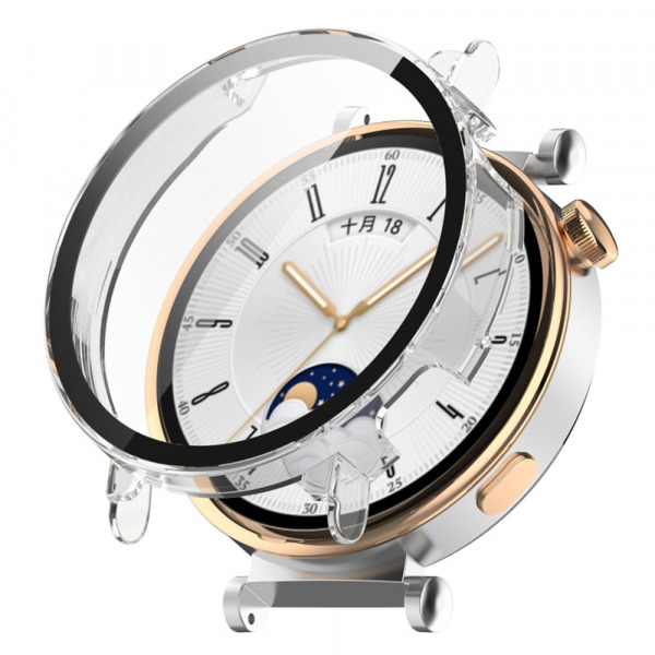 Husa Techsuit Defense360 Pro pentru Huawei Watch GT 4 41mm, Transparenta