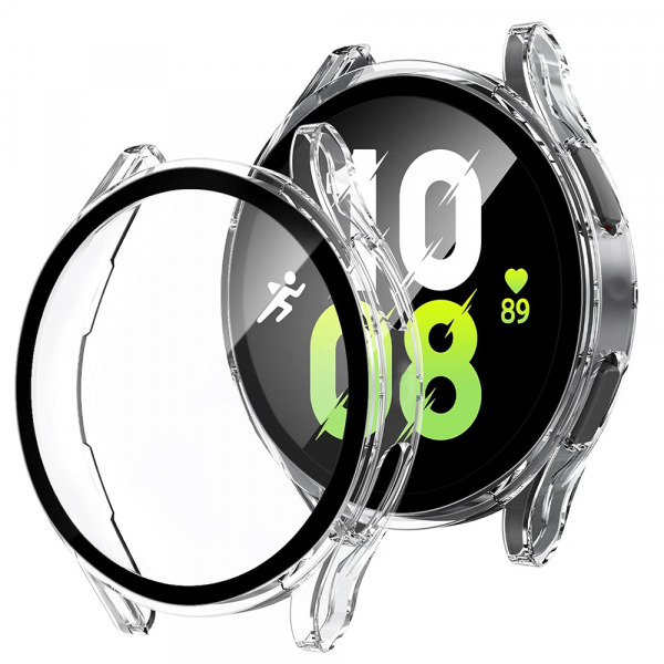 Husa Techsuit Defense360 Pro pentru Samsung Galaxy Watch FE, Transparenta