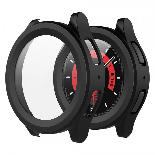 Husa Techsuit Defense360 Pro pentru Samsung Galaxy Watch5 Pro 45mm, Neagra