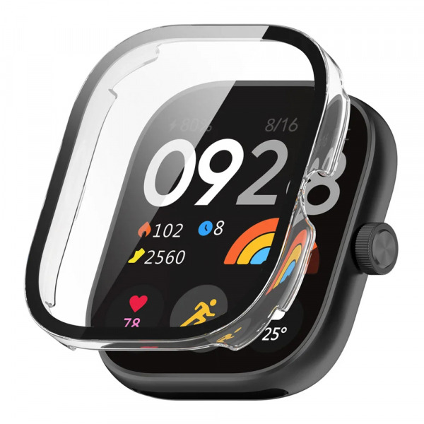 Husa Techsuit Defense360 Pro pentru Xiaomi Redmi Watch 4, Transparenta