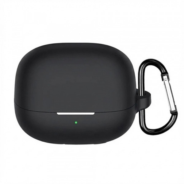 Husa Techsuit Silicone pentru Xiaomi Buds 5 Pro, Neagra