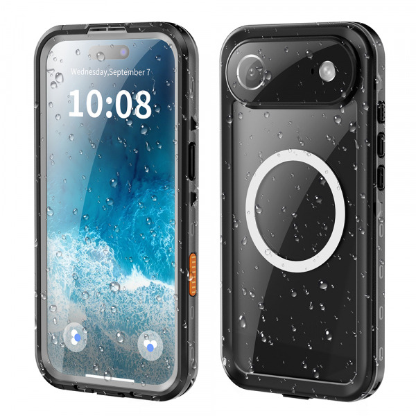 Husa Waterproof pentru Apple iPhone 17 Air, ShellBox, Neagra