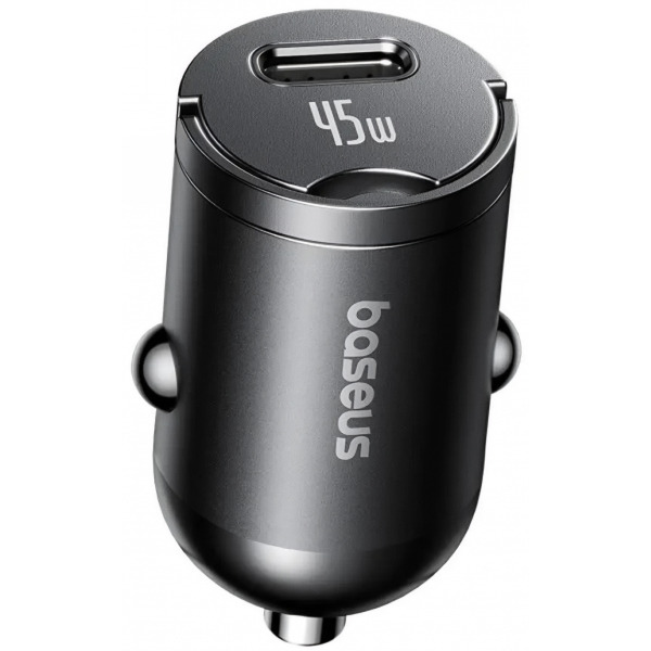 Incarcator Auto Cu Cablu USB-C Baseus PrimeTrip VP2, 45W, 3A, 1 x USB-C, Negru C0206800
