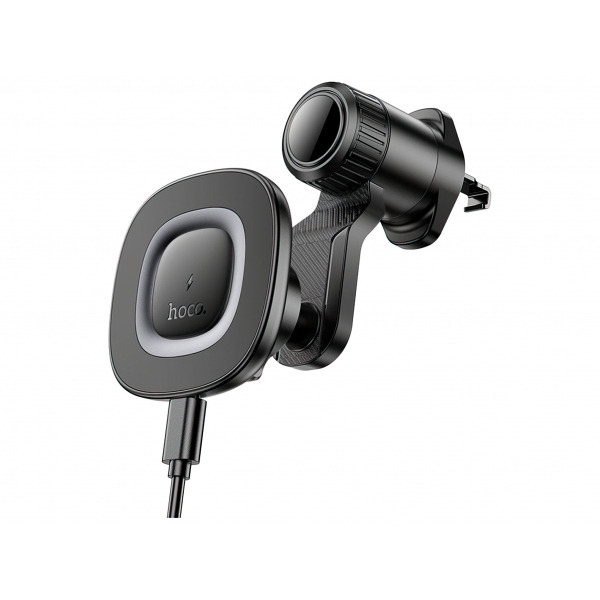 Incarcator Auto Wireless HOCO HW30, 15W, 1.67A, Negru