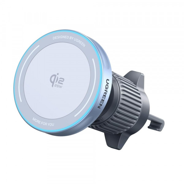 Incarcator Auto Wireless UGREEN W758, 25W, 1.67A, Albastru