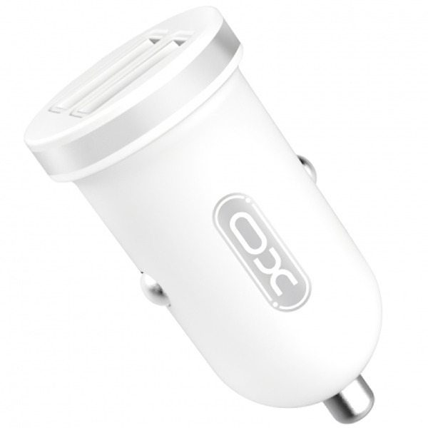 Incarcator Auto XO Design CC-18, 10.5W, 2.1A, 2 x USB-A, Alb