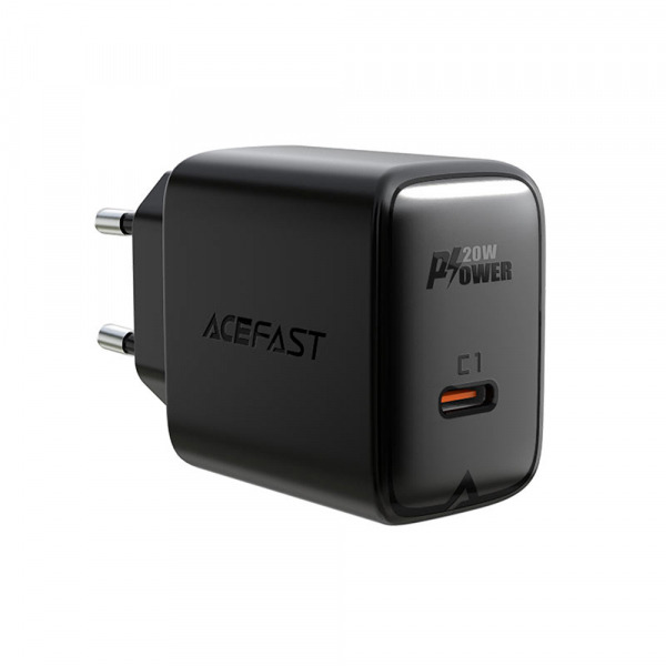 Incarcator Retea Acefast A1, 20W, 3A, 1 x USB-C, Negru