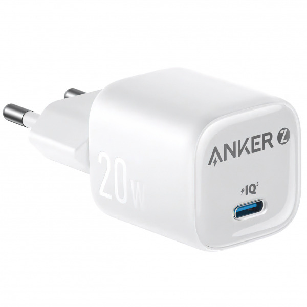 Incarcator Retea Anker Zolo, 20W, 3A, 1 x USB-C, Alb A2699G21
