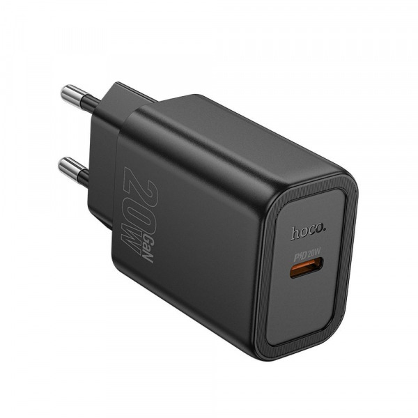 Incarcator Retea HOCO N60, 20W, 3A, 1 x USB-C, Negru