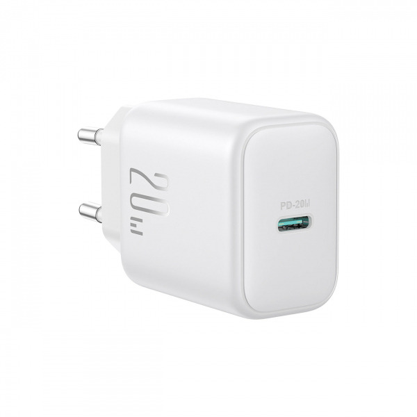 Incarcator Retea Joyroom JR-TCF20, 20W, 3A, 1 x USB-C, Alb