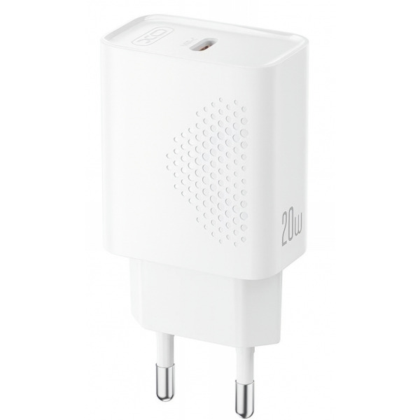 Incarcator Retea USB-C XO Design L160, 20W, 3A, 1 x USB-C, Alb