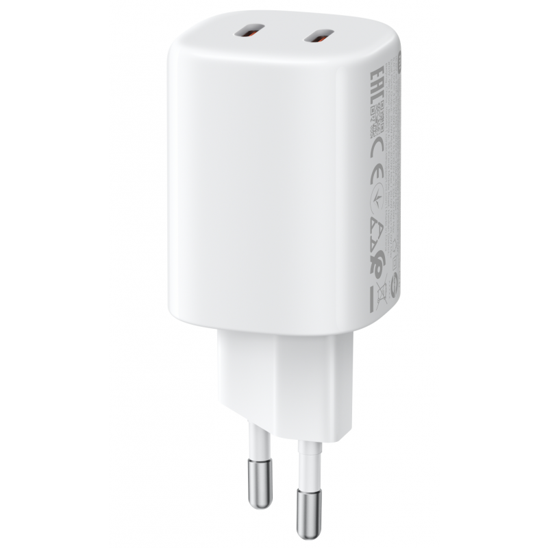 Incarcator Retea Xiaomi Nano Turbo, 45W, 3A, 2 x USB-C, Alb BHR087OEU