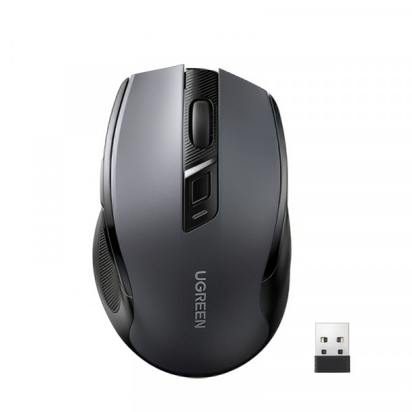 Mouse Wireless UGREEN MU006 (90855), 4000DPI, BT / Wi-Fi, Gri