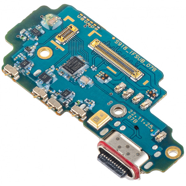 Placa cu Conector Incarcare - Microfon - Modul Cititor SIM Samsung Galaxy S23 Ultra S918