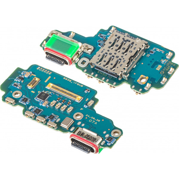 Placa cu Conector Incarcare - Microfon - Modul Cititor SIM Samsung Galaxy S25 Ultra S938, Service Pack GH96-18321A