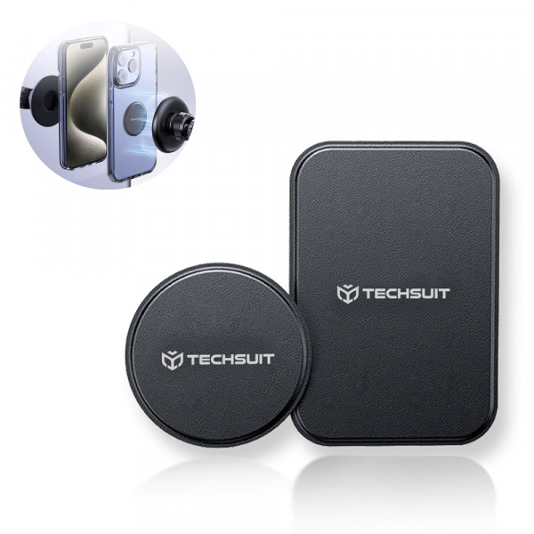 Sticker Metalic Techsuit MP02 2in1, Negru
