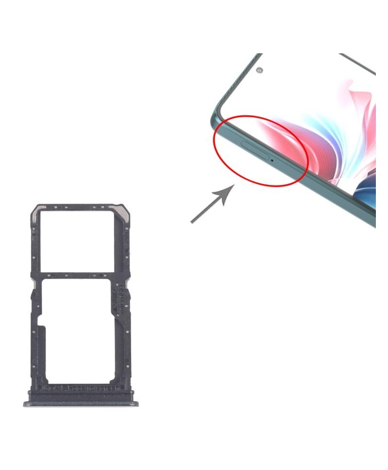 Suport SIM Verde Oppo Reno11 F, CPH2603