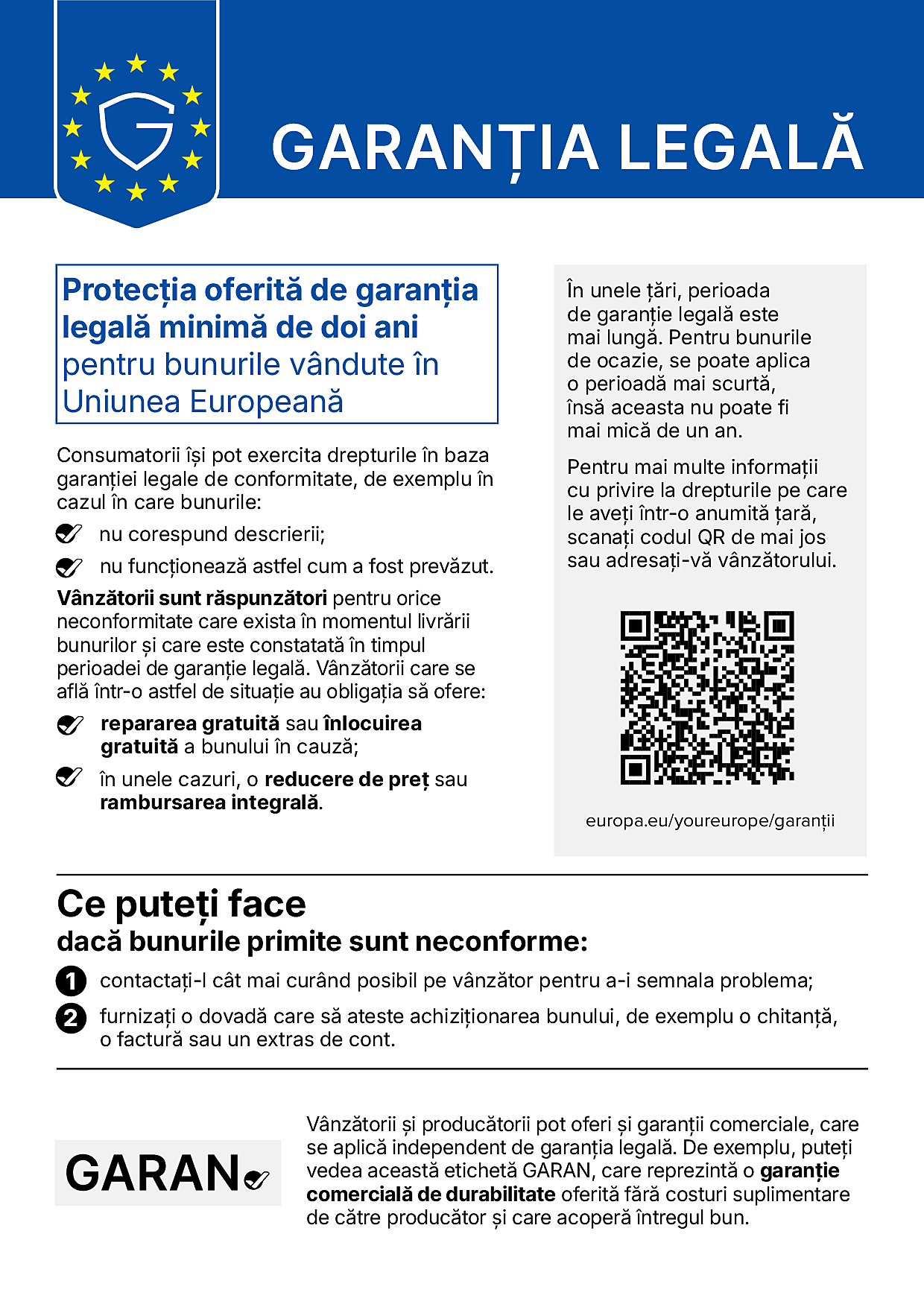 Garantie legala de conformitate